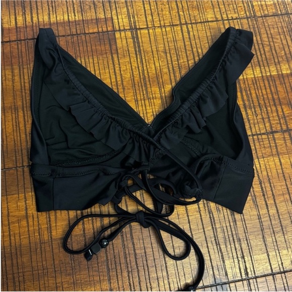 Aerie Black Strappy Back Bikini Top - Picture 4 of 6